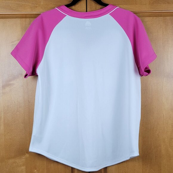 MLB Majestic Pink White Boston Red Sox Short Sleeve Baseball Jersey - XL - Picture 4 of 12